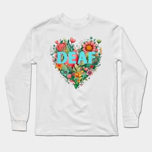 Deaf blue Long Sleeve T-Shirt